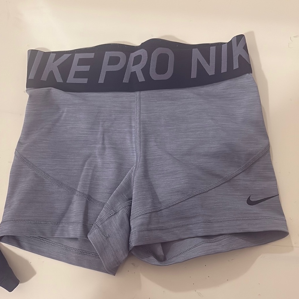 Nike Women's Gray Pro Shorts